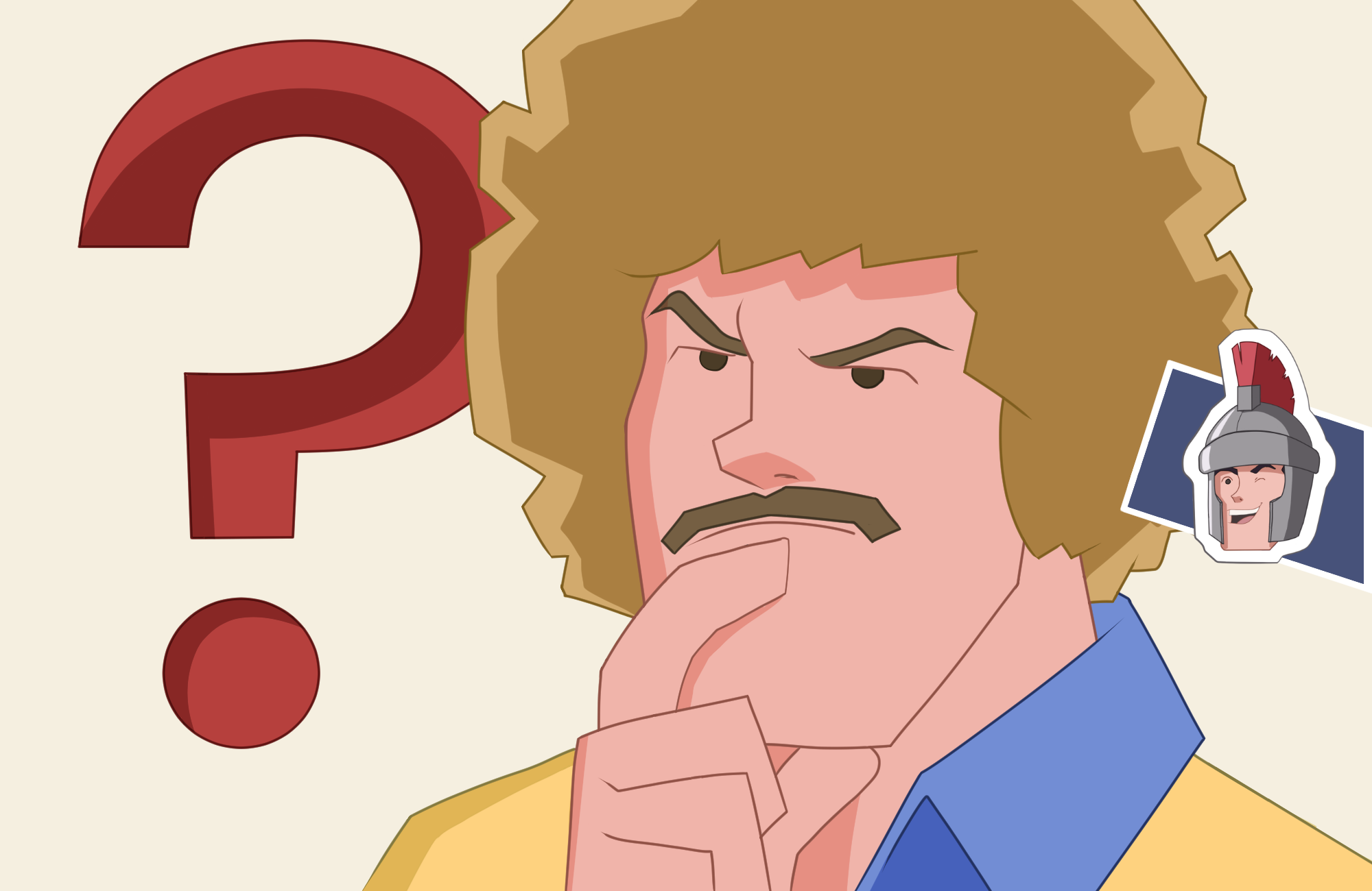 Pibe Valderrama cartoon