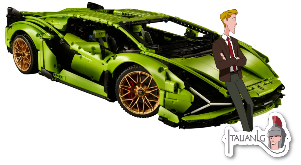 Lamborghini Sián FKP 37 Lego cartoon